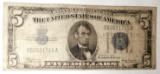 1934 $5.00 SILVER CERTIFICATE G/VG