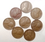 LOT OF (8) 1922-D LINCOLN CENTS G/FINE