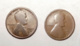 LOT OF 1911-D & 1912-D LINCOLN CENTS G/VG (2 COINS)