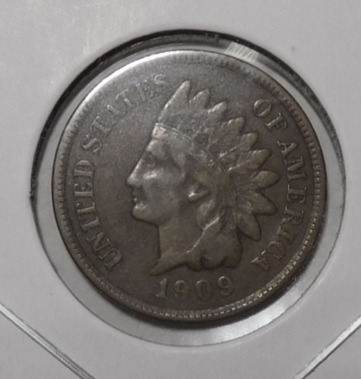 1909 INDIAN HEAD CENT VF