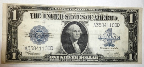 1923 $1.00 SILVER CERTIFICATE GEM CRISP UNCIRCULATED