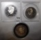 LOT OF 2003-S (2) 2005-S CLAD KENNEDY HALF DOLLARS (3 COINS)