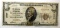 1929 $10.00 NATIONAL NOTE CHARLESTON, WV (TORN-TAPE RESIDUE)