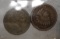 LOT OF TWO 1859 INDIAN CENTS VG & VF (2 COINS)