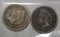 LOT OF TWO 1863 INDIAN CENTS G/VG (2 COINS)