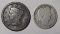 LOT OF 1894-O QUARTER GOOD & 1848 LARGE CENT VG CORROSION (2 COINS)