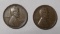 LOT OF TWO 1931-D LINCOLN CENTS XF (2 COINS)