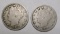 LOT OF TWO 1912-D LIBERTY NICKELS VG-FINE (2 COINS)