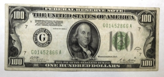 1928-A $100.00 FEDERAL NOTE AU