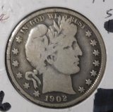 1902 BARBER HALF VG