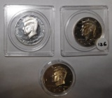 LOT OF 1997-S, (2) 2000-S CLAD KENNEDY HALF DOLLARS (3 COINS)