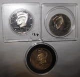 LOT OF 2003-S (2) 2005-S CLAD KENNEDY HALF DOLLARS (3 COINS)