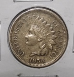 1859 INDIAN CENT XF