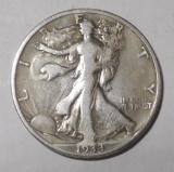 1933-S WALKER HALF DOLLAR FINE