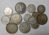 LOT OF CANADIAN 80% SILVER $2.05 FACE VALUE