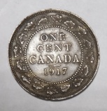 1917 CANADA CENT AU+++++