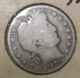 1901 BARBER HALF DOLLAR G/VG