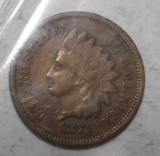 1874 INDIAN CENT FINE