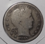 1897-S BARBER HALF DOLLAR VG