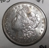 1903 MORGAN DOLLAR AU-58