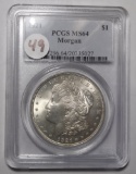 1921 MORGAN DOLLAR PCGS MS-64