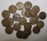 LOT OF (23) MIXED 1930'S LINCOLNS PD&S MINTS ABOVE F/VF (23 COINS)