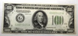 1934 $100.00 FEDERAL NOTE GEM CRISP UNC