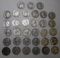 LOT OF THIRTY THREE BETTER DATE 1930'S WASHINGTON QTRS. FINE-AU (33 COINS)
