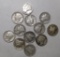 LOT OF TWELVE MIXED DATE 1920'S MERCURY DIMES INCL. 1918-S AVE. CIRC. (12 COINS)