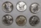 LOT OF SIX BETTER DATE 1940'S MERCURY DIMES UNC (6 COINS)