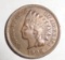 1908 INDIAN HEAD CENT CH BU RED BROWN