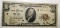 1929 $10.00 NATIONAL NOTE BANK OF NEW YORK FINE