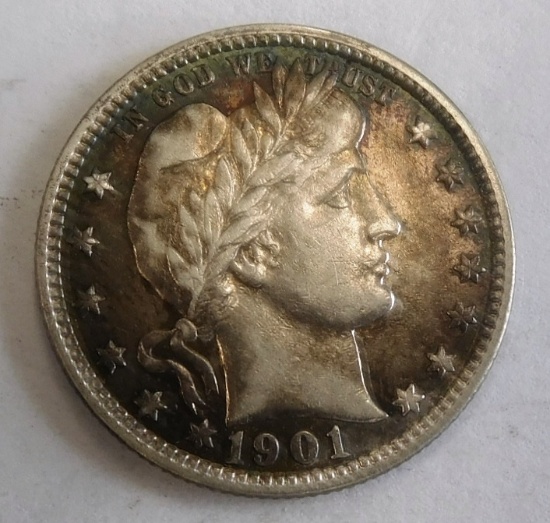 1901 BARBER QUARTER XF-45