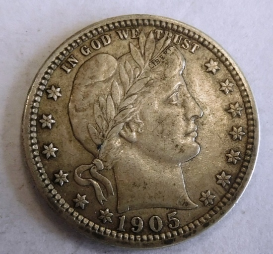 1905 BARBER QUARTER AU