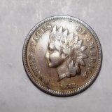1872 INDIAN HEAD CENT VF/XF