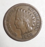 1890 INDIAN HEAD CENT XF