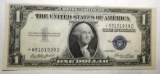 1935-E $1.00 SILVER CERTIFICATE STAR NOTE CRISP GEM UNC