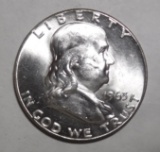 1963 FRANKLIN HALF DOLLAR GEM BU