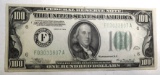 1934 $100.00 FEDERAL NOTE CRISP GEM UNC