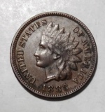 1883 INDIAN CENT CH BU RED BROWN