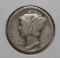 1921 MERCURY DIME GOOD