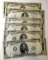 LOT OF SIX 1950/1953 $5.00 NOTES VG-VF (6 NOTES)