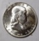 1953-D FRANKLIN HALF DOLLAR GEM BU MS-65