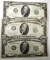 LOT OF THREE $10.00 FEDERAL NOTES F-XF (3 NOTES)