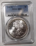 1881-S MORGAN DOLLAR PCGS MS-61