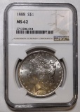 1888 MORGAN DOLLAR NGC MS-62