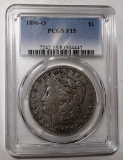 1896-O MORGAN DOLLAR PCGS FINE-15