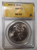 1899-O MORGAN DOLLAR ANACS MS-62