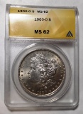 1900-O MORGAN DOLLAR ANACS MS-62