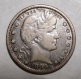 1899-O BARBER QUARTER VF-35